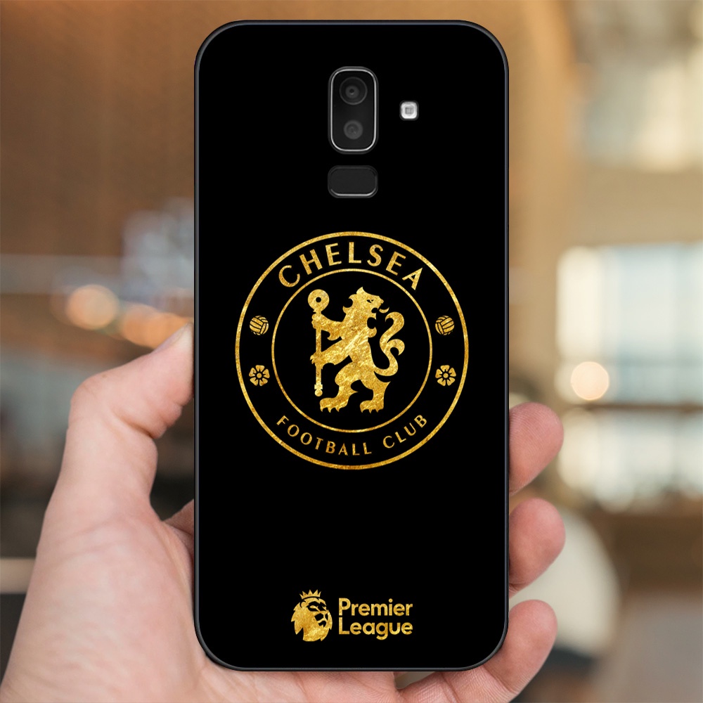 Ốp lưng Samsung J8 viền đen in hình Chelsea FC