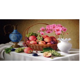 Tranh đính đá  hoa vax046 65x50cm