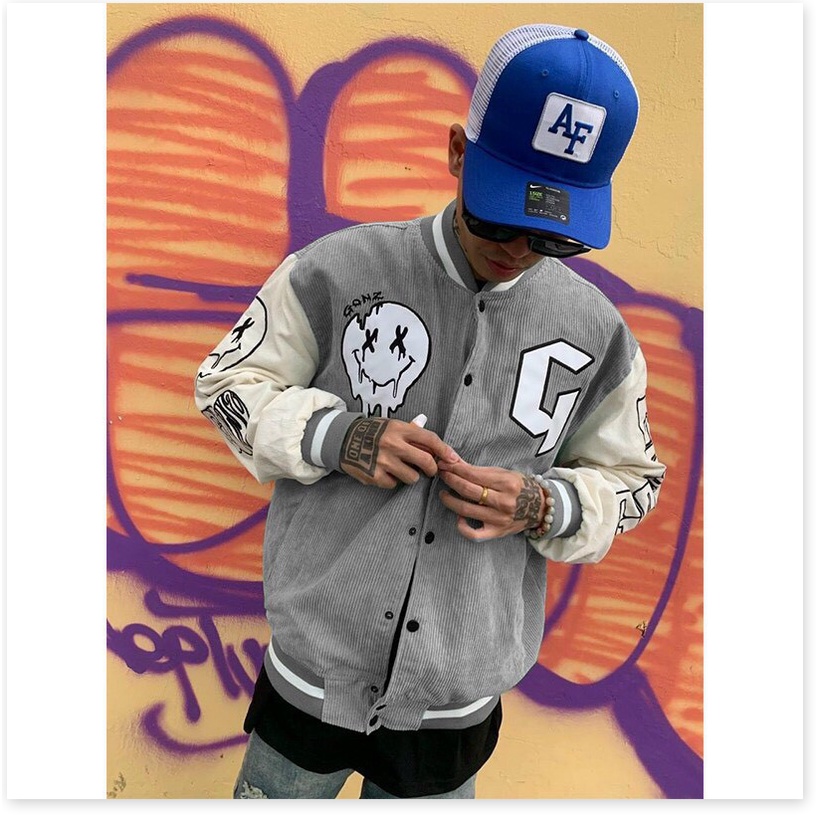 Áo khoác nhung bomber NAM CỰC CHẤT PHONG CÁCH 2021 KHANH AN