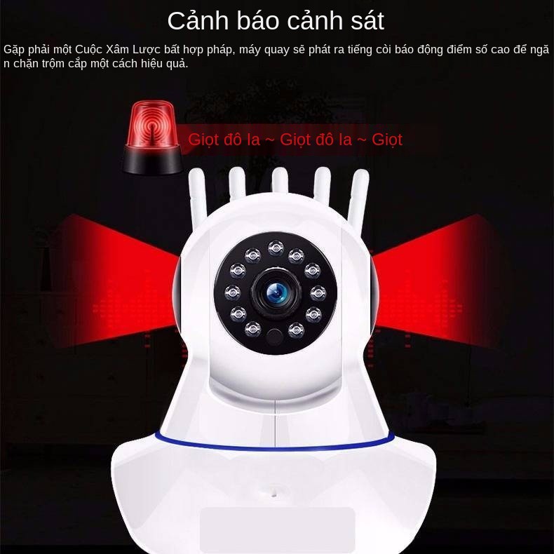 Camera giám sát kết nối không dây điện thoại di động tầm nhìn ban đêm màn hình từ xa tại nhà Chế độ xem toàn cả