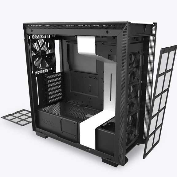 Vỏ Case Máy Tính NZXT H710 Màu Trắng Sần