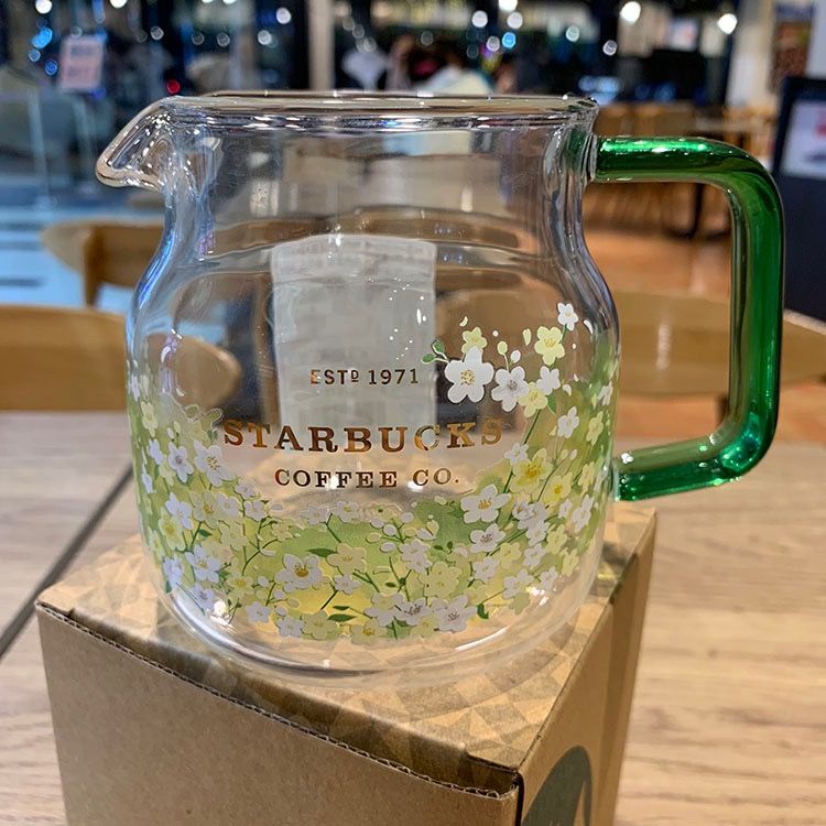 Ly uống nước Starbucks 2021 bằng thủy tinh hai lớp cao cấp