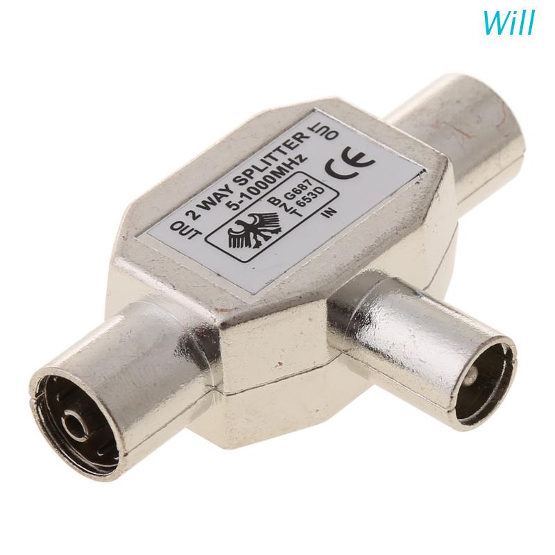 Đầu Nối Dây Cáp Đồng Trục 2 Chiều Chữ T 1X Sang 2 x Female