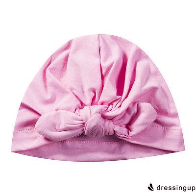 Mũ cotton thắt nơ xinh xắn cho trẻ sơ sinh