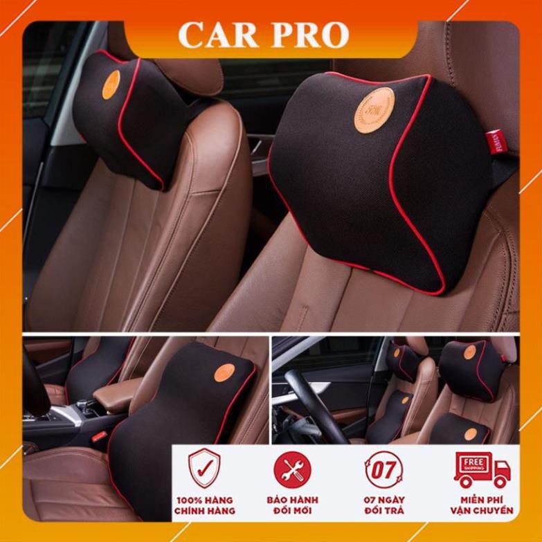 Gối tựa đầu cao su non Fuman cao cấp siêu đàn hồi sang trọng, đẳng cấp - CAR PRO