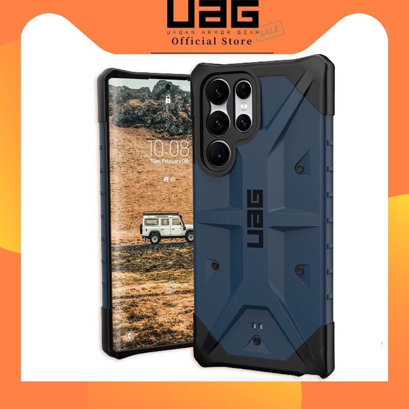 UAG Pathfinder Series Case for Samsung Galaxy S22 Ultra / S22 Plus / S22 Shockproof Full Body Heavy Duty Protective Cover S22+ Casing