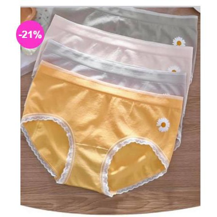 Sét 4 quần lót nữ cao cấp kèm hộp đựng sang trọng, chất liệu cotton mềm mại thông thoáng SALE KHỦNG