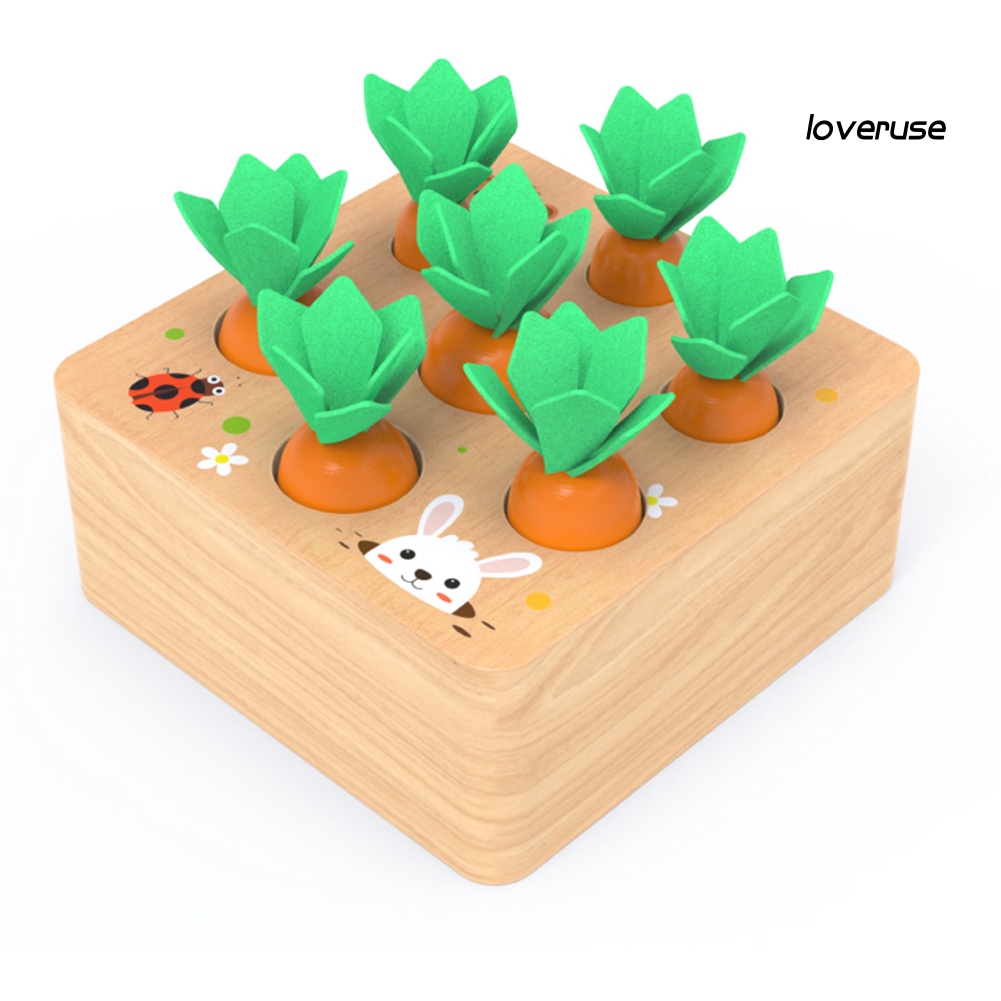 đồ chơi trẻ em Cà Rốt Bằng Gỗ Cho Bé