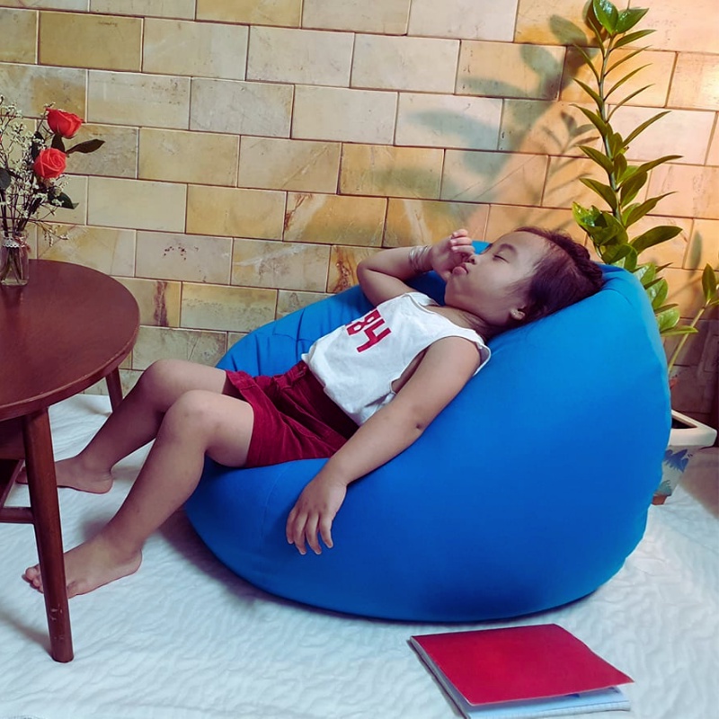 Ghế lười hạt xốp 3ii Home dành cho bé yêu size 80x100cm chất liệu sử dụng cao cấp màu sắc đa dạng nhẹ nhàng êm ái