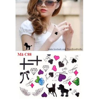 Hình xăm dán nhỏ C88