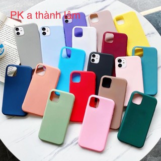 Ốp lưng iphone trơn dẻo 5 màu ip 6-11promax