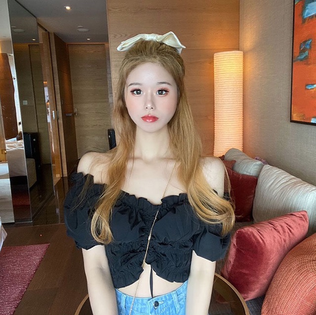 ÁO CROPTOP TRỄ VAI RÚM NGỰC (3 MÀU) | BigBuy360 - bigbuy360.vn