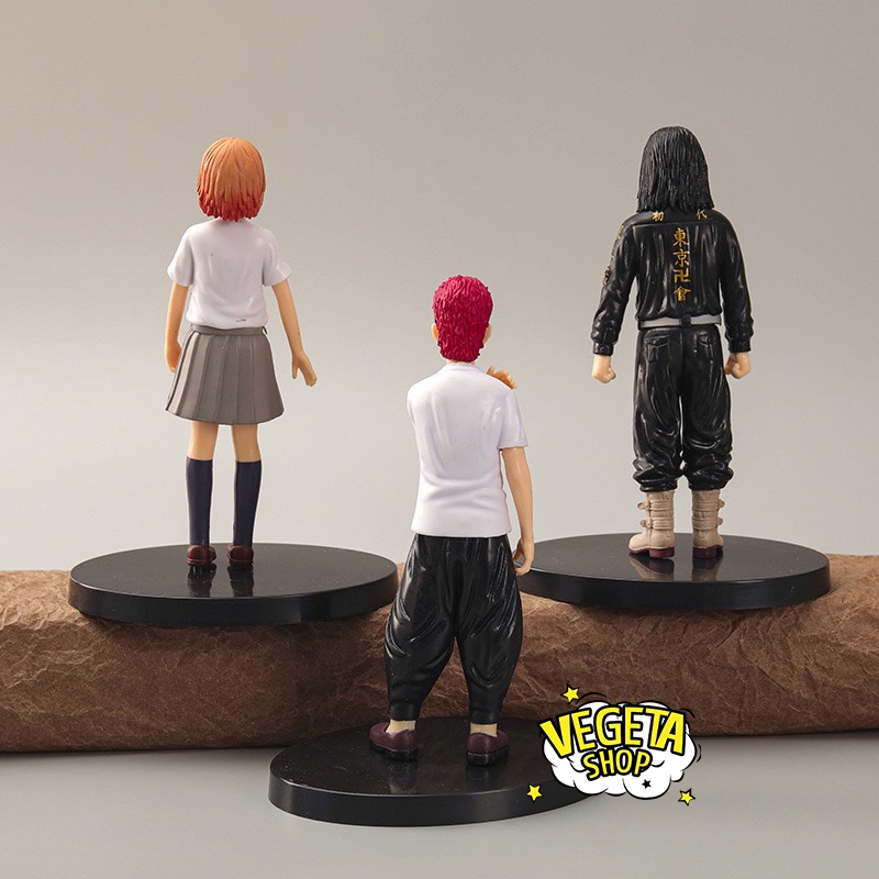 Mô hình Tokyo Revengers - Takemichi Chifuyu Mikey Draken Baji Atsushi Akkun Hinata - Tokyo Manji Touman - Cao 16~18cm