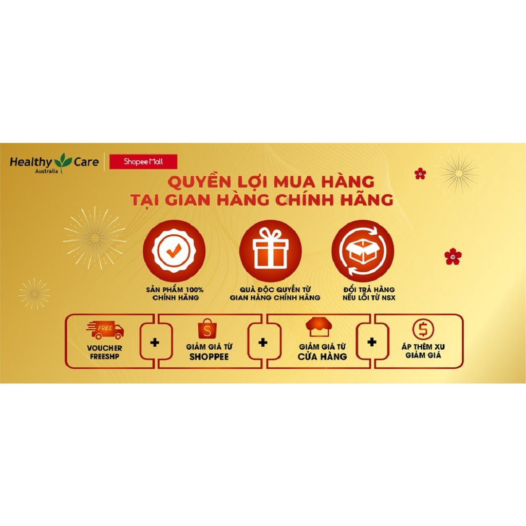 DHA Healthy Care High Strength Úc Vị Chanh Giúp Bé Phát Triển Thông Minh (60 viên)