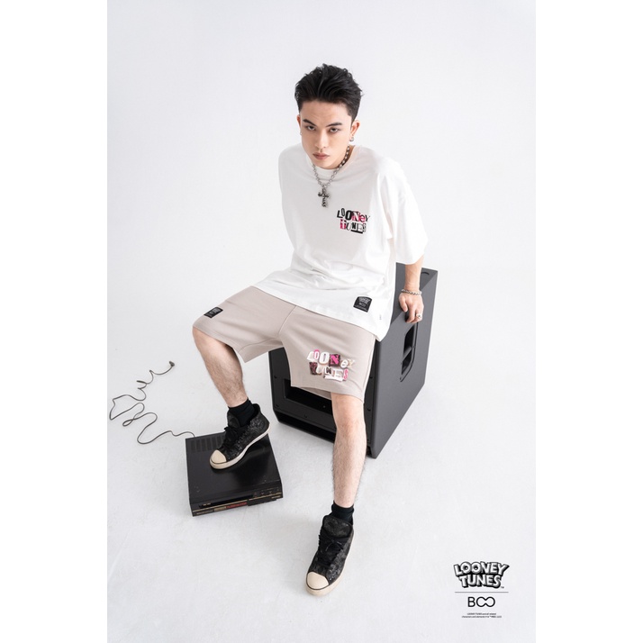 Áo Thun BOO Unisex Dáng Oversize Vải Cotton Cao Cấp In Graphics NV Looney Tunes