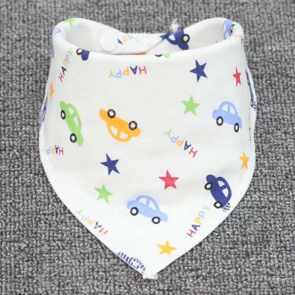 1chiếc yếm cotton 2 cúc bấm giữ ấm cổ ngực cho bé yêu