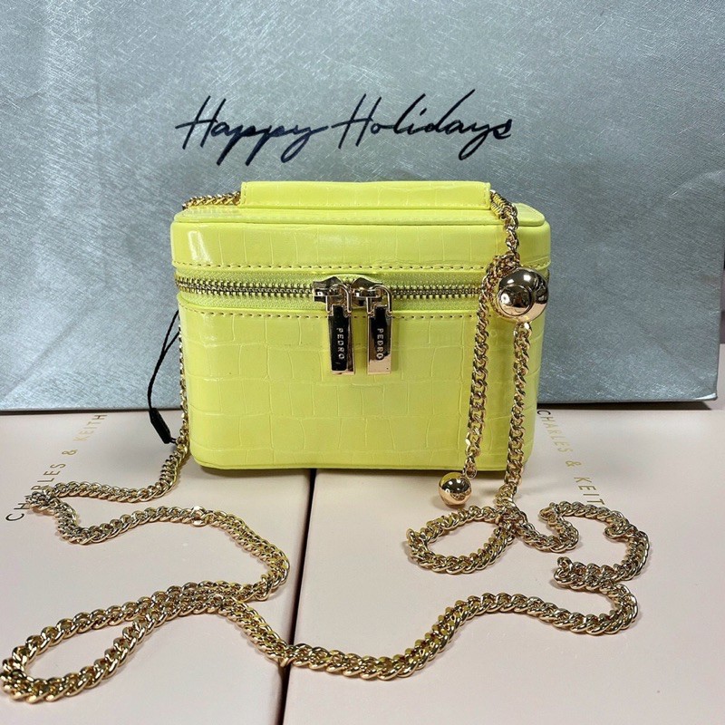 Túi cốp mini da vân sz 15cm