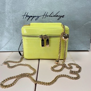 Túi cốp mini da vân sz 15cm ( ib shop chọn màu nhé)
