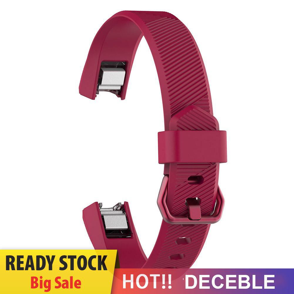 Deceble Silicone Adjustable Watch Band Bracelet Wrist Strap for Fitbit Alta HR S