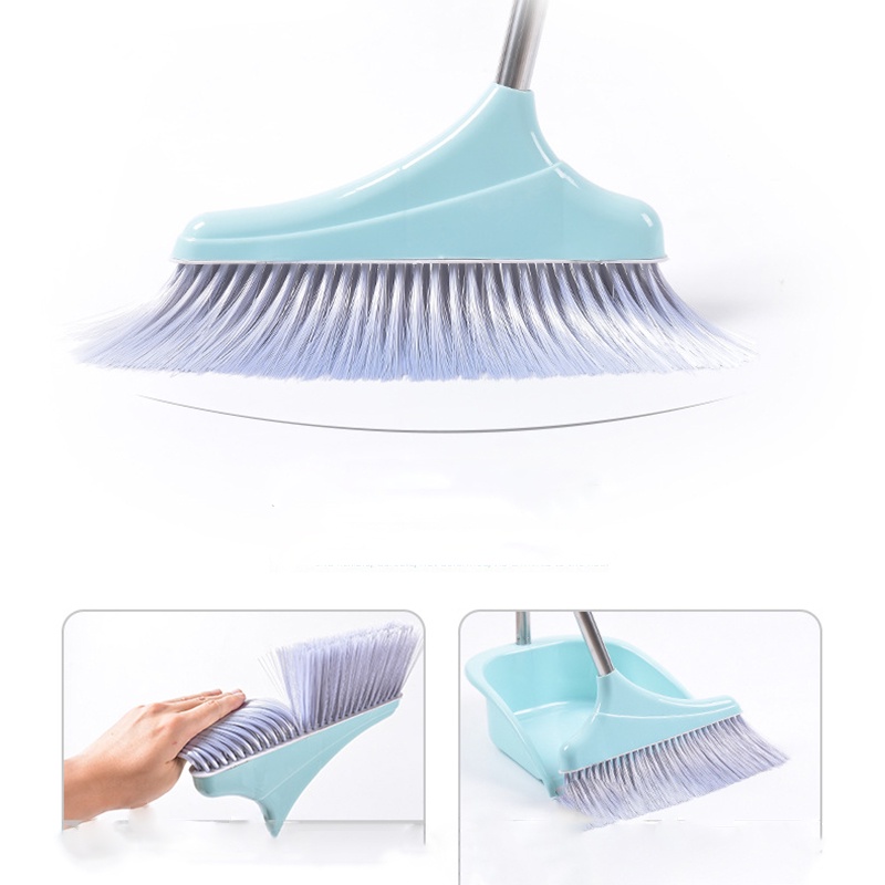 Chổi quét nhà kèm gầu hót rác b52shop Chổi nhựa quét nước thông minh