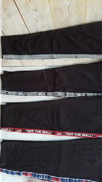 Quần baggy sọc chữ cạp chun | BigBuy360 - bigbuy360.vn