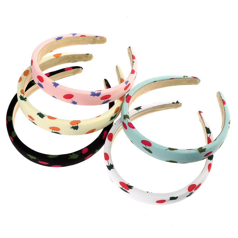 Băng Đô Cài Tóc In Họa Tiết Hoa Dễ Thương Phong Cách Hàn Quốc Cho Nữ