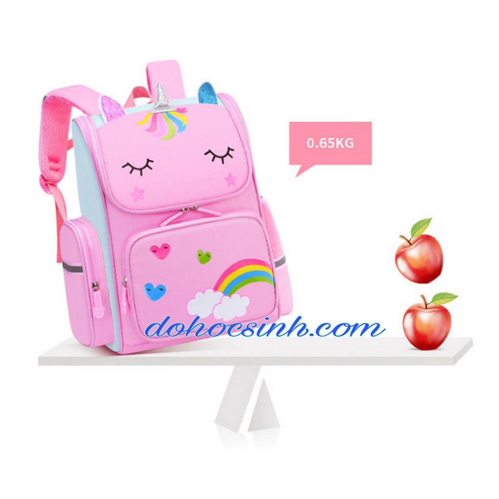 BALO NGỰA 1 SỪNG PONY CUTE CHỐNG GÙ HỌC SINH CAO CẤP HÃNG ZM BABY (HÀNG LOẠI 1)