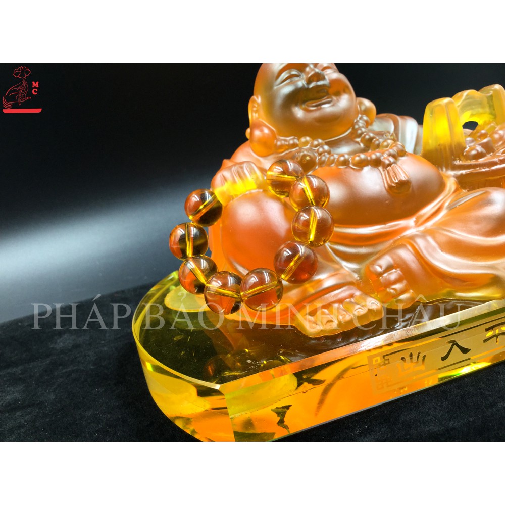 [PHÁP BẢO MINH CHÂU] Bày Ôtô Di Lặc (Thùng vàng) To