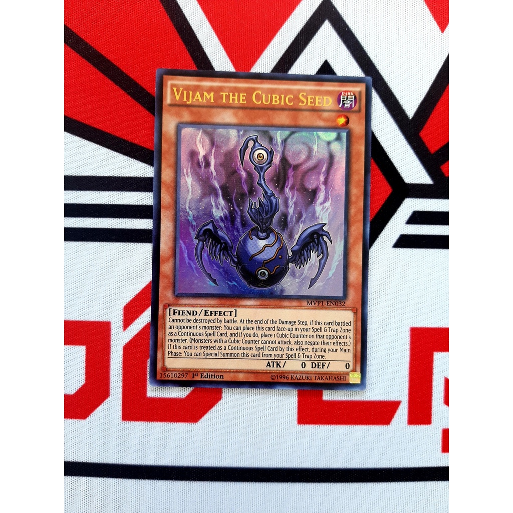 Thẻ Bài Yugioh Monster Mint90 Vijam the Cubic Seed - MVP1-EN032 - Ultra
