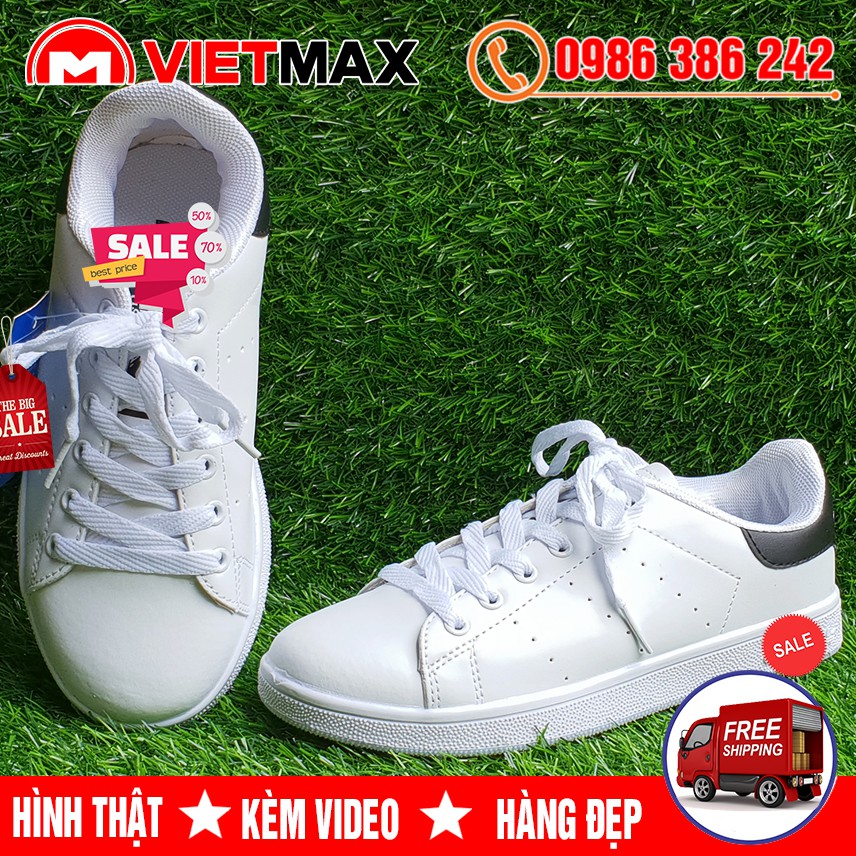 💎 [SALE GIẢM GIÁ] Giày Thể Thao Sneaker Stan Smith Trắng Gót Đen Giá Rẻ