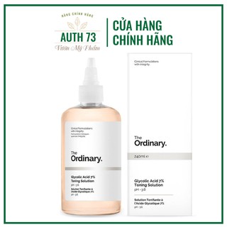 Sẵn - Có Bill - Sỉ] Toner tẩy da chết 240ml Glycolic Acid 7% Toning Solution | The Ordinary Toner