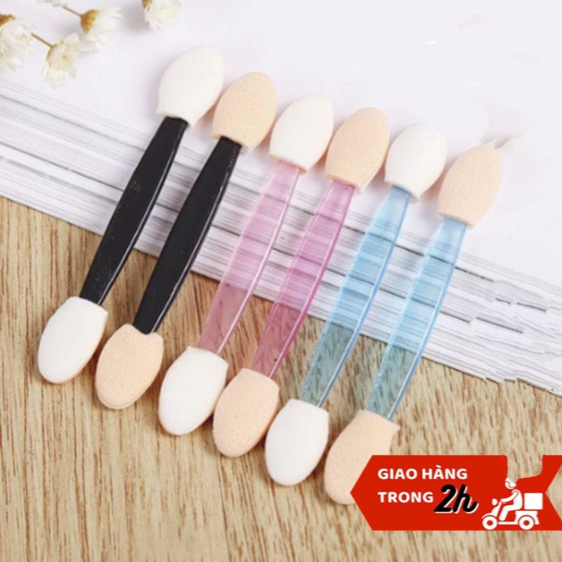 Cọ đánh phấn mắt 2 đầu