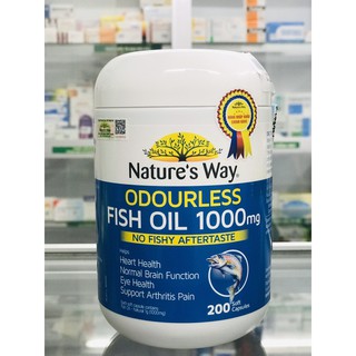 Dầu Cá Nature's Way 1000mg (Không Mùi)