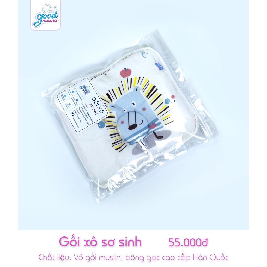 Gối xô sơ sinh Goodmama chính hãng giá sỉ