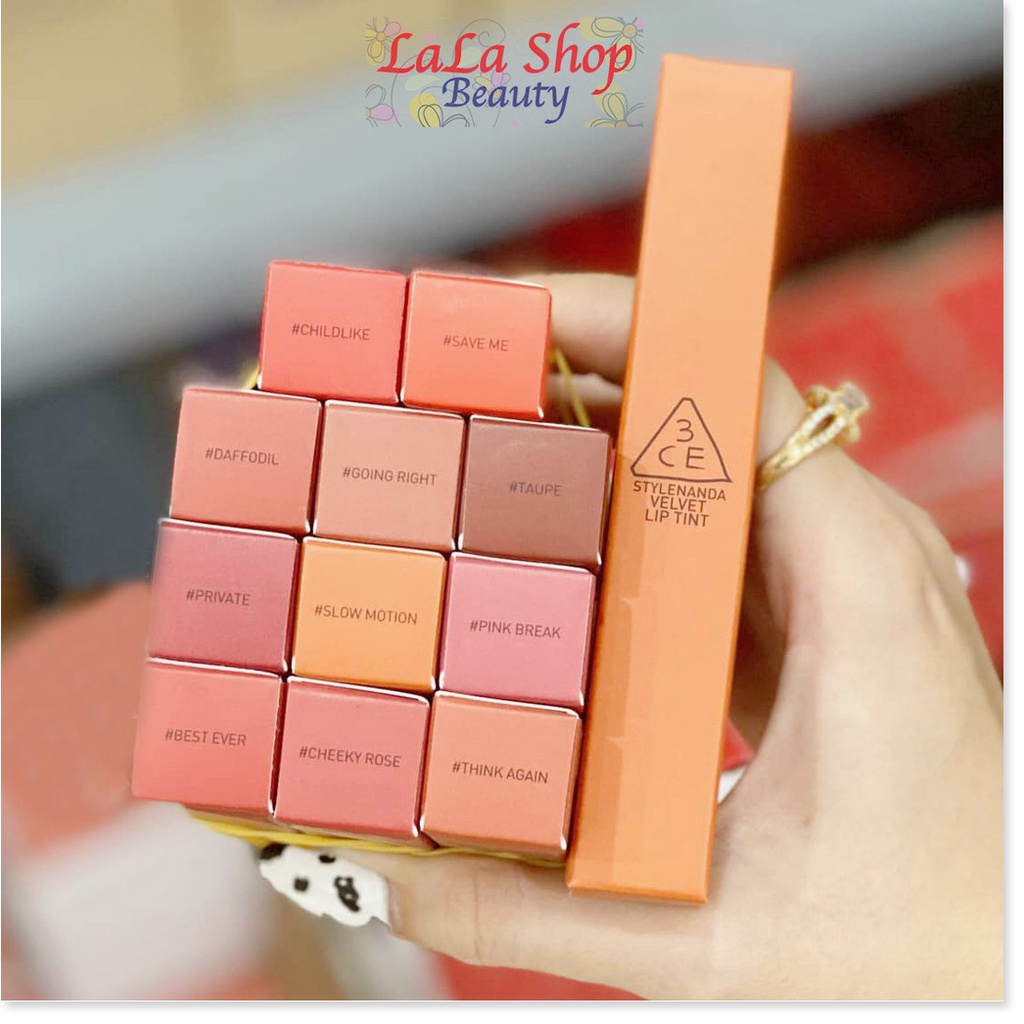 [Mã giảm giá shop] Son Kem Lì 3CE Velvet Lip Tint