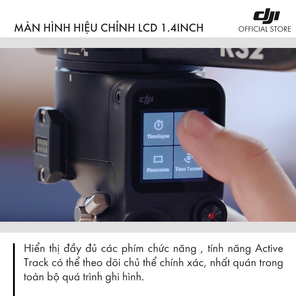 Gimbal Chống Rung Máy Ảnh DJI Ronin RS 2 | Hàng chính hãng | Bảo hành 12 tháng 1 Đổi 1