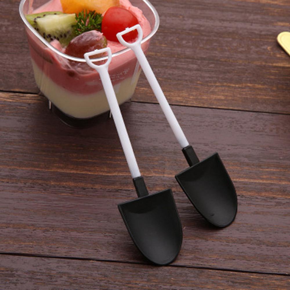 Muỗng Ăn Kem / Bánh Tráng Miệng Hình Xẻng Độc Đáo