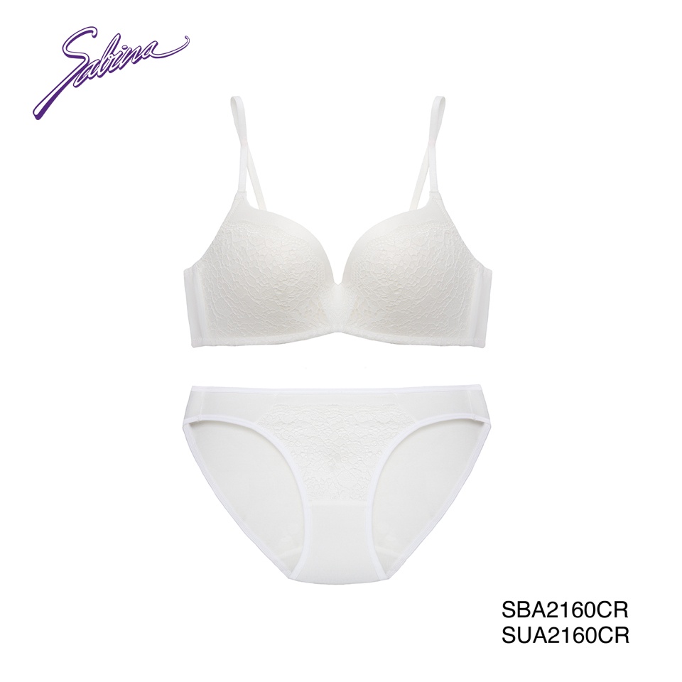 Quần Lót Lưng Vừa Phối Ren Màu Trắng Fashion Doomm Doomm By Sabina SUA2160CR