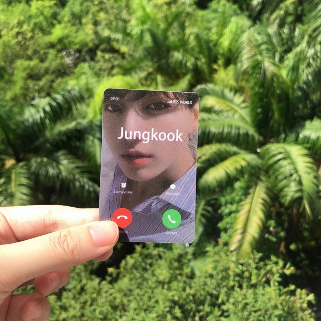 Card cứng BTS/Card cứng BTS Calling Screen