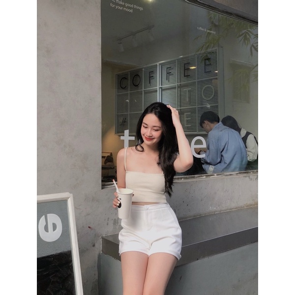 [Mã FAMARAL2 giảm 10K đơn 50K] [CLAY] SADIE SHORT - Quần short cạp cao dáng chữ A