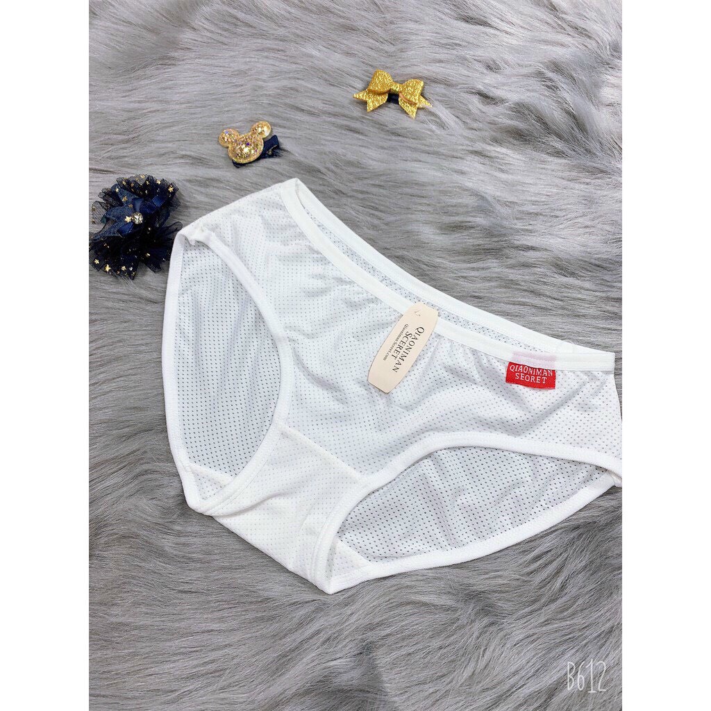 Combo 05 Quần lót nữ thun lạnh thông hơi kháng khuẩn, thoáng mát.
