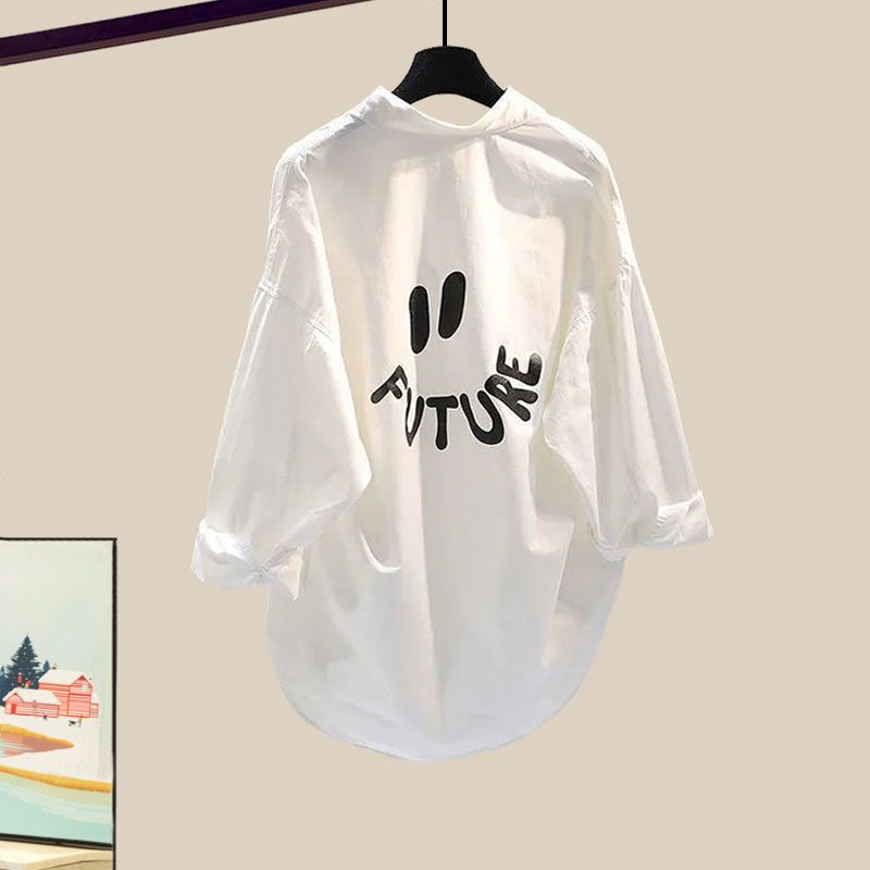 Bộ Áo Thun + Quần Short Dáng Rộng Thời Trang Mùa Hè 2023 Cho Nữ