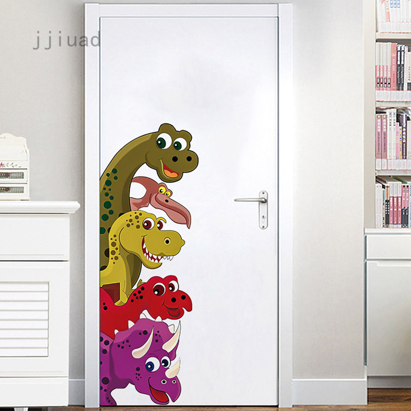 Miếng Dán Tường Trang Trí Hình Khủng Long Đáng Yêu