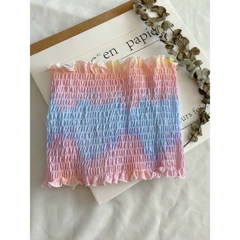 Áo ống nhún loang màu (hình thật) | BigBuy360 - bigbuy360.vn