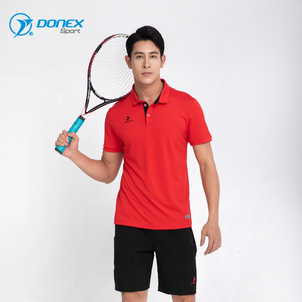 Áo Thể Thao Nam DONEXPRO Áo Tennis Form Regular Thoải Mái, 100% Polyester MC-9030