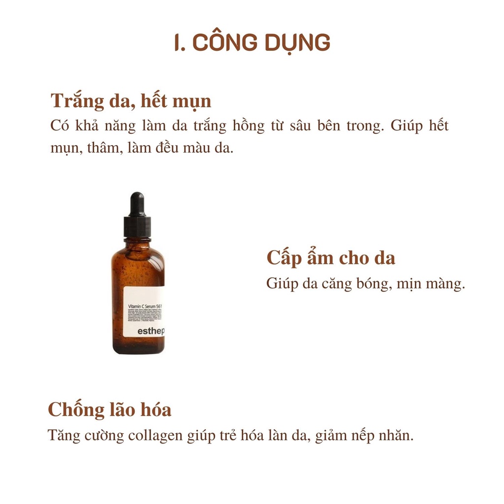Tinh chất dưỡng trắng Esthemax Vitamin C Serum 561 Hàn Quốc, Serum trắng da,chống lão hóa - Hàng chính hãng