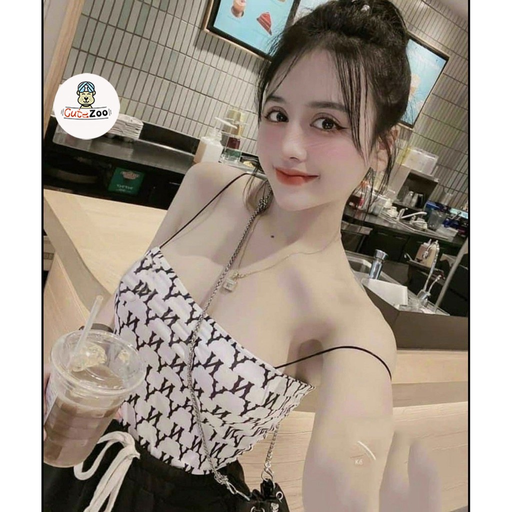 Áo hai dây nữ sợi bún NYN áo 2 dây croptop chất thun bozip mịn mát - CUTEZOO