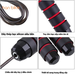Dây Nhảy Thể Dục Kèm Tạ Sắt Siêu Bền