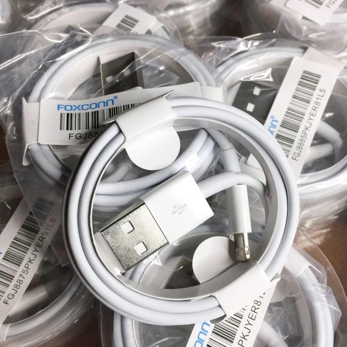 Dây Cáp Sạc IP FOXCONN Cao Cấp Hỗ trợ sạc nhanh Nguyên Box Full Seal