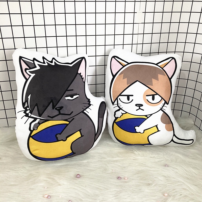Gấu nhồi bông họa tiết nhân vật hoạt hình Haikyuu kích thước 10cm/34cm